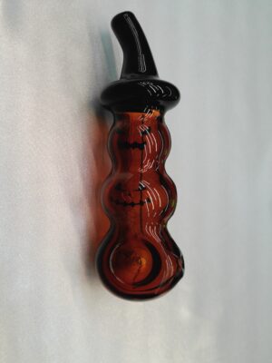 4.5" Pumpkin Glass Bowl