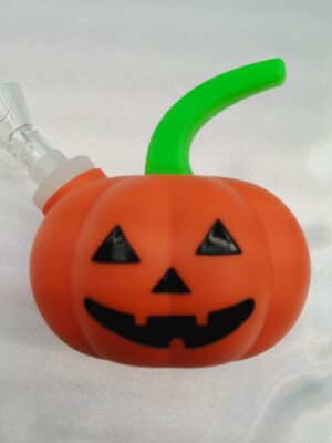 3.75" Silicone Pumpkin Bong