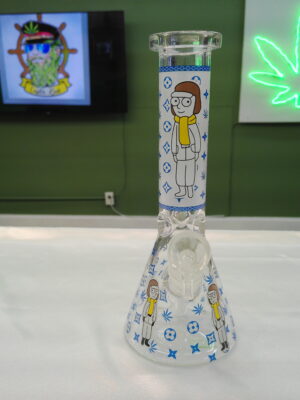 10" Rick & Morty Glass Bong
