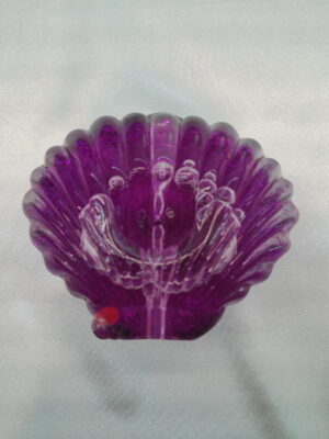 3.5 Inch Purple Shell Glass Bowl