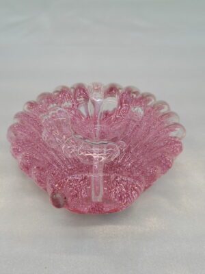 3.5" Pink Shell Glass Bowl