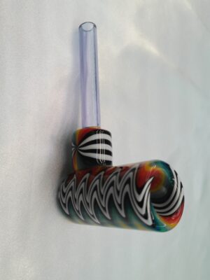 5" Psychedelic Glass Hammer Pipe