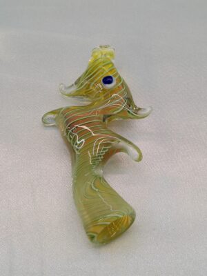 3.5" Glass Seahorse One Hitter