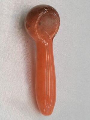 3.5" Orange Glass Bowl