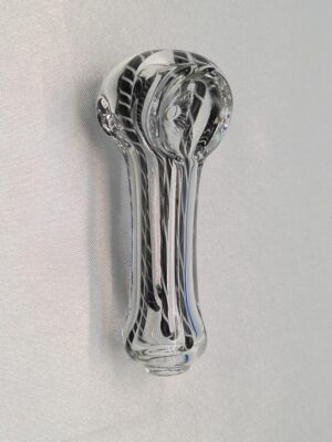 2.75" Black Stripes Glass Bowl