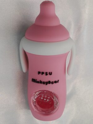 4.5" Pink Sippy Cup Bowl
