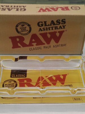 3" x 6" Raw Glass Ash Tray