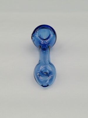 4.25" Blue Glass Bowl