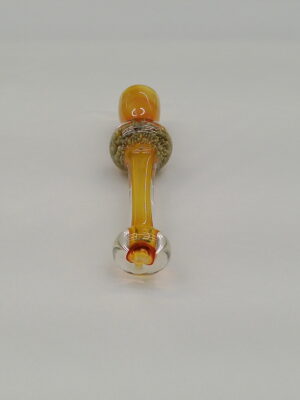 4" Golden Honeycomb Glass One Hitter
