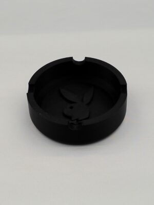 4" Black Playboy Ashtray